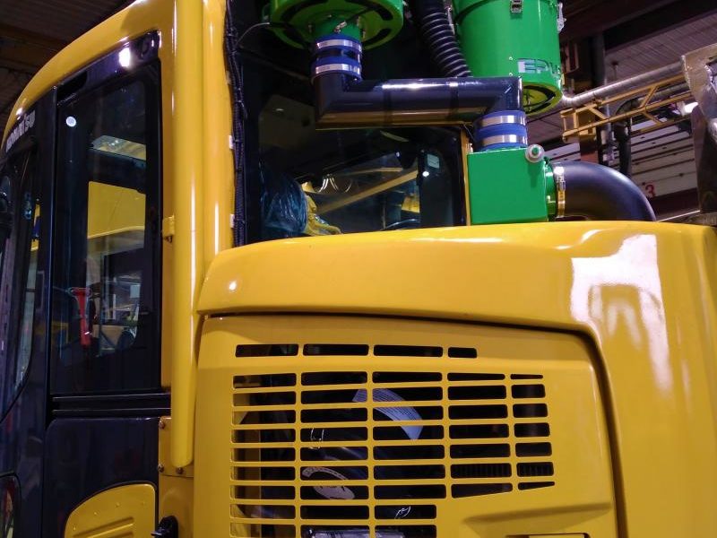 Installation Épura sur un Komatsu